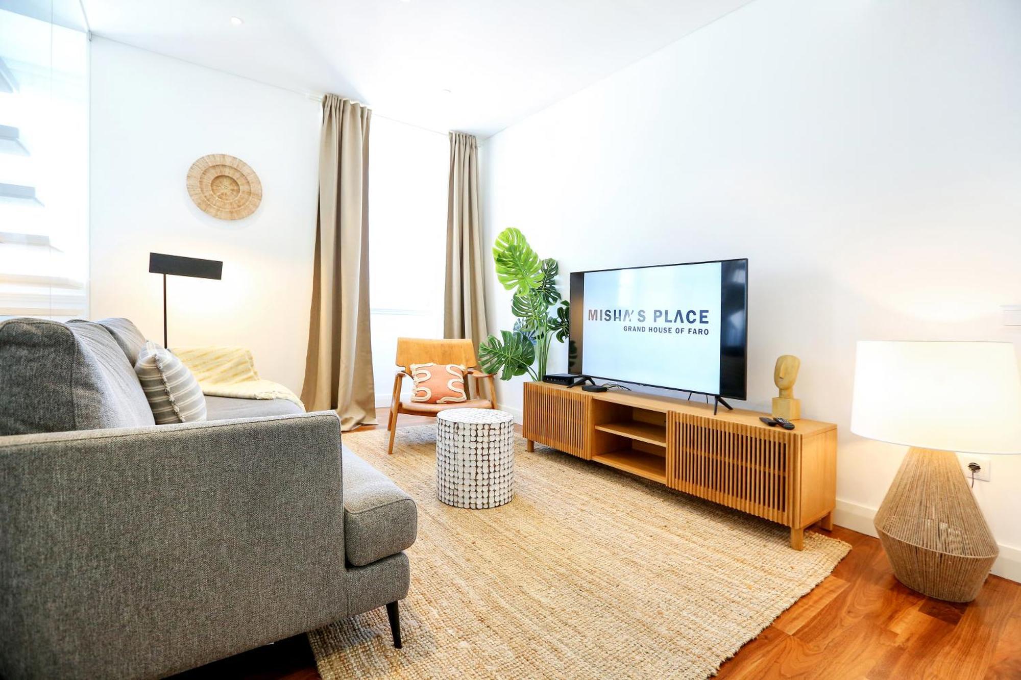Zen & Tan Apartment Faro Luaran gambar